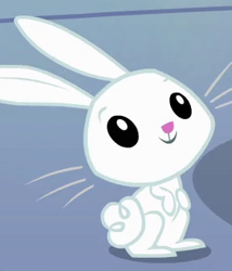 Size: 282x330 | Tagged: safe, screencap, angel bunny, rabbit, equestria girls, animal, cropped, solo