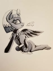 Size: 774x1032 | Tagged: safe, artist:sigilponies, somnambula, pony, inktober, inktober 2019, solo, traditional art