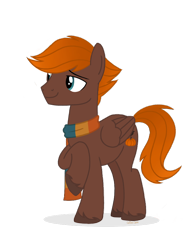 Size: 700x915 | Tagged: safe, artist:pgthehomicidalmaniac, oc, oc:scarecrow fields, pegasus, pony, base used, clothes, male, scarf, simple background, solo, stallion, transparent background