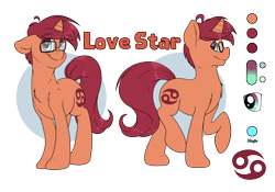 Size: 5000x3500 | Tagged: safe, artist:fluffyxai, oc, oc only, oc:love star, pony, reference sheet, solo