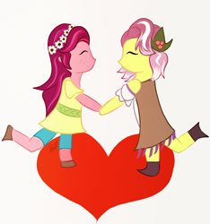 Size: 538x575 | Tagged: safe, artist:samyvillaly, gloriosa daisy, vignette valencia, equestria girls, crack shipping, female, gloriette, heart, lesbian, shipping