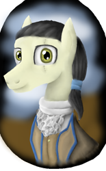 Size: 1478x2390 | Tagged: safe, artist:mr100dragon100, pony, bust, frankenstein's monster, portrait