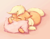 Size: 1076x835 | Tagged: safe, alternate version, artist:buttersprinkle, applejack, earth pony, pony, cute, daaaaaaaaaaaw, female, floppy ears, hnnng, hug, jackabetes, pillow, pillow hug, simple background, sleeping, smiling, solo