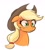 Size: 871x973 | Tagged: safe, artist:newtypehero, derpibooru import, applejack, earth pony, pony, applejack's hat, bust, cowboy hat, female, floppy ears, hat, mare, simple background, solo, sweat, sweatdrop, white background