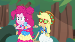 Size: 1920x1080 | Tagged: safe, screencap, applejack, pinkie pie, accountibilibuddies, accountibilibuddies: pinkie pie, better together, equestria girls