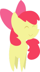 Size: 1833x3270 | Tagged: safe, artist:secret-asian-man, apple bloom, earth pony, pony, apple bloom's bow, bow, female, filly, hair bow, pointy ponies, simple background, solo, transparent background, vector