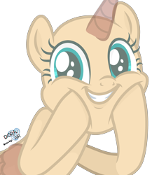 Size: 3000x3166 | Tagged: safe, artist:doraair, oc, oc only, alicorn, pony, alicorn oc, base, cheek squish, simple background, smiling, solo, squishy cheeks, transparent background