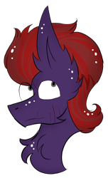 Size: 528x869 | Tagged: safe, artist:hunterthewastelander, oc, oc only, earth pony, pony, bust, chest fluff, ear fluff, earth pony oc, eye clipping through hair, simple background, solo, transparent background