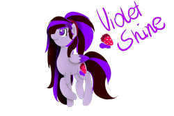 Size: 1800x1200 | Tagged: safe, artist:trussgawka, oc, oc only, oc:violet shine, pegasus, pony, digital art, female, lineless, mare, ponysona, purple eyes, simple background, solo, transparent background, two toned wings, wings