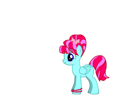 Size: 830x650 | Tagged: safe, kiwi lollipop, pony, bracelet, equestria girls ponified, jewelry, ponified, pony maker, smiling, wings