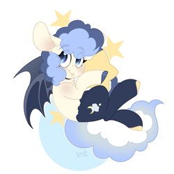 Size: 4000x4000 | Tagged: safe, artist:kawaiicreative, oc, oc:fluffy star, bat pony, pony, bat pony oc, bat wings, colored hooves, cute, ocbetes, simple background, stars, transparent background, wings