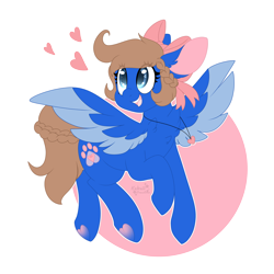 Size: 4000x4000 | Tagged: safe, artist:kawaiicreative, oc, oc:midnight luna, pegasus, pony, bow, braid, heart, jewelry, necklace, simple background, transparent background