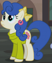 Size: 803x970 | Tagged: safe, screencap, blueberry curls, bubblegum blossom, pony, made in manehattan, cropped, solo