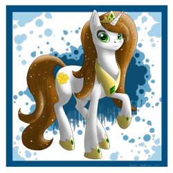 Size: 2000x2000 | Tagged: safe, artist:dreamyartcosplay, oc, oc only, oc:princess aira, pony, unicorn, ethereal mane, hoof shoes, horn, jewelry, raised hoof, simple background, solo, starry mane, tiara, transparent background, unicorn oc