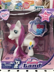 Size: 3024x4032 | Tagged: safe, scootaloo, pony, bootleg, irl, not pinkie pie, not scootaloo, photo, pony land, toy