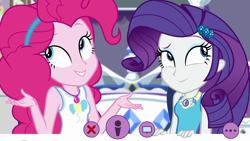 Size: 1920x1080 | Tagged: safe, screencap, pinkie pie, rarity, do it for the ponygram!, equestria girls, equestria girls series, spoiler:eqg series (season 2), talking