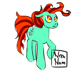 Size: 2000x2000 | Tagged: safe, artist:neem-nam, oc, oc:emberbrine, earth pony, pony, sketch