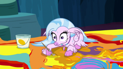 Size: 1920x1080 | Tagged: safe, screencap, silverstream, uprooted, solo, wet mane