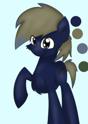 Size: 1000x1414 | Tagged: safe, artist:joel jacob, oc, oc:joel jacob, earth pony, pony, fluffy, male, simple background, solo