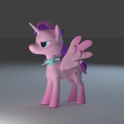 Size: 1024x1024 | Tagged: safe, artist:spectralunicorn, oc, oc:princess glitter punch, pony, 3d, blender, solo