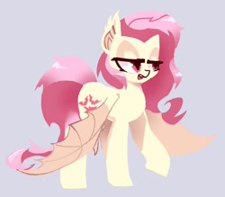 Size: 1112x974 | Tagged: safe, artist:ivyredmond, fluttershy, bat pony, pegasus, pony, bat ponified, flutterbat, race swap, solo