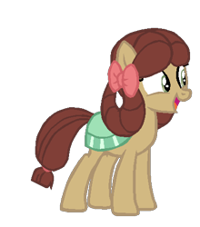 Size: 420x478 | Tagged: safe, artist:nightshadowmlp, yona, earth pony, pony, she's all yak, female, happy, mare, ponified, pony yona, simple background, smiling, solo, species swap, transparent background