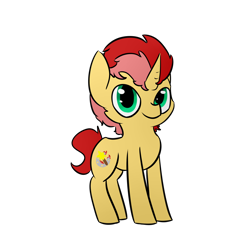 Size: 1900x1900 | Tagged: safe, artist:ezupack, oc, oc only, oc:ember flare, pony, unicorn, 2020 community collab, derpibooru community collaboration, digital art, male, simple background, solo, stallion, transparent background