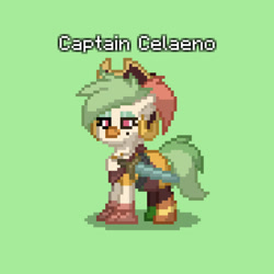 Size: 1118x1120 | Tagged: safe, captain celaeno, my little pony: the movie, spoiler:my little pony movie, pixelated, pony town, solo