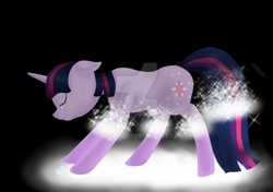 Size: 1024x721 | Tagged: safe, artist:bat-blood, twilight sparkle, unicorn twilight, pony, unicorn, the return of harmony, crying, deviantart watermark, discorded, female, mare, obtrusive watermark, scene interpretation, solo, watermark