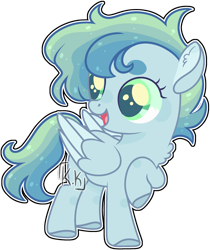 Size: 1928x2292 | Tagged: safe, artist:kurosawakuro, oc, pony, base used, female, filly, magical gay spawn, offspring, parent:sky stinger, parent:soarin', simple background, solo, transparent background