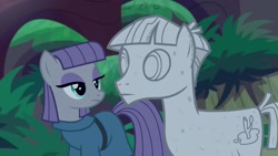 Size: 1920x1080 | Tagged: safe, screencap, maud pie, mudbriar, pony, student counsel, petrification, rockbriar