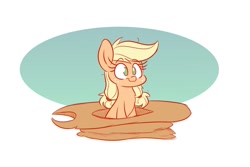 Size: 1200x800 | Tagged: safe, artist:heir-of-rick, applejack, earth pony, pony, applejack's hat, cowboy hat, cute, female, filly, filly applejack, freckles, hat, jackabetes, mare, no pupils, simple background, sitting, solo, stetson, white background, younger