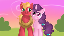 Size: 1280x720 | Tagged: safe, artist:jbond, big macintosh, sugar belle, pony, shipping