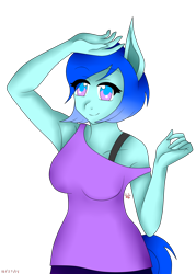 Size: 1800x2520 | Tagged: safe, artist:rockleerocks77, derpibooru import, oc, anthro, armpits