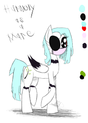 Size: 1000x1400 | Tagged: safe, artist:didun850, oc, oc only, oc:harmony, pegasus, pony, black sclera, female, mare, missing eye, pegasus oc, raised hoof, reference sheet, simple background, solo, transparent background, wings