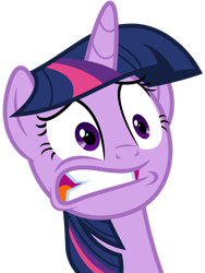 Size: 1024x1365 | Tagged: safe, artist:korsoo, twilight sparkle, twilight sparkle (alicorn), alicorn, pony, party pooped, .svg available, bust, faic, female, mare, reaction image, simple background, solo, they're just so cheesy, transparent background, vector, wide eyes