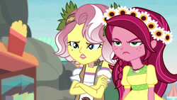 Size: 1920x1080 | Tagged: safe, artist:ktd1993, artist:remcmaximus, edit, edited screencap, screencap, gloriosa daisy, vignette valencia, better together, equestria girls, rollercoaster of friendship, female, gloriette, lesbian, shipping