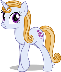 Size: 900x1068 | Tagged: safe, artist:aquilateagle, summer meadow, unicorn, season 8, spoiler:s08, curly mane, cutie mark, female, friendship student, mare, school of friendship, solo, vector, walking