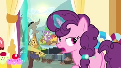 Size: 1920x1080 | Tagged: safe, screencap, discord, spike, sugar belle, dragon, pony, the big mac question, magic, winged spike