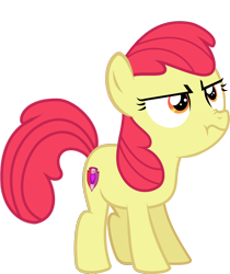 Size: 820x975 | Tagged: safe, artist:crystalmagic6, edit, editor:slayerbvc, apple bloom, earth pony, pony, accessory-less edit, cutie mark, female, filly, inkscape, missing accessory, nose wrinkle, request, scrunchy face, simple background, solo, the cmc's cutie marks, transparent background, vector, vector edit