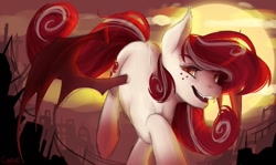 Size: 1024x609 | Tagged: safe, artist:clarichi, oc, bat pony, pony, female, mare, solo