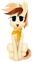 Size: 750x1400 | Tagged: safe, artist:alicorn-without-horn, oc, oc only, oc:cream brun, pony, unicorn, 2020 community collab, derpibooru community collaboration, female, simple background, solo, transparent background