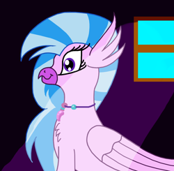 Size: 1000x980 | Tagged: safe, artist:profyurko, silverstream, classical hippogriff, hippogriff, solo