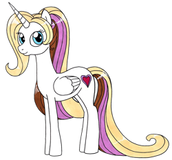 Size: 2558x2375 | Tagged: safe, artist:killerteddybear94, edit, oc, oc only, oc:merry heart, alicorn, 2020 community collab, alicorn oc, cute, derpibooru community collaboration, looking at you, simple background, solo, transparent background