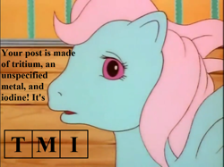 Size: 1203x900 | Tagged: safe, edit, edited screencap, screencap, wind whistler, g1, my little pony 'n friends, the magic coins, chemistry joke, paradise estate, reaction image, too much information