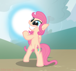 Size: 520x484 | Tagged: safe, artist:awoomarblesoda, oc, oc only, pegasus, pony, base used, female, mare, smile hd, smiling, solo