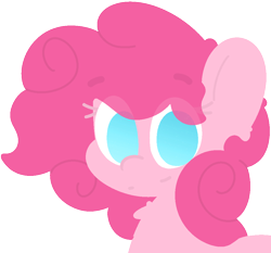 Size: 1031x960 | Tagged: safe, artist:moonydusk, derpibooru import, pinkie pie, earth pony, pony, bust, portrait, simple background, transparent background