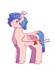 Size: 714x922 | Tagged: safe, artist:shyandmessy, cozy glow, pegasus, pony, solo