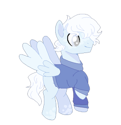 Size: 468x482 | Tagged: safe, artist:foxysparkle, oc, pegasus, pony, base used, clothes, simple background, solo, sweater, transparent background