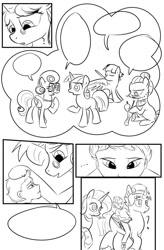 Size: 724x1103 | Tagged: safe, artist:candyclumsy, cloudy quartz, posey shy, twilight velvet, windy whistles, oc, oc:earthing elements, oc:heartstrong flare, oc:princess mythic majestic, oc:tommy the human, alicorn, human, comic:sick days, alicorn oc, canterlot, canterlot castle, child, clothes, comic, commissioner:bigonionbean, flashback, flashing, fusion, fusion:earthing elements, fusion:heartstrong flare, fusion:princess mythic majestic, grandparent and grandchild moment, hat, human oc, knitting, lightning, maid, mood swing, preening, riding, sad, sketch, sketch dump, spectacles, thought bubble, throne room, water fountain, writer:bigonionbean